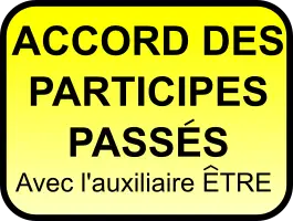 Accord des participes passés avec l'auxiliaire être