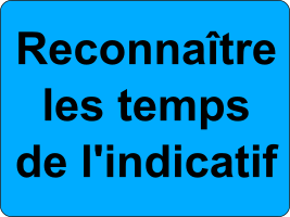 Les temps de l'indicatif