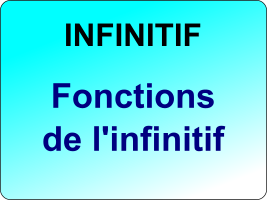 exercice fonctions de l'infinitif