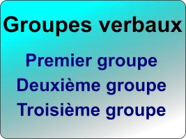 Les groupes verbaux