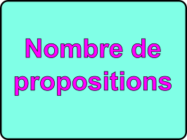 nombre de propositions