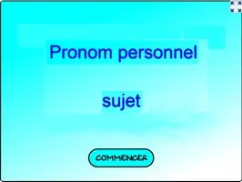 Trouve le pronom personnel