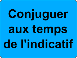 Conjuguer aux temps de l'indicatif