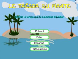 Le trésor du pirate - conjugaison (verbes du troisieme groupe)